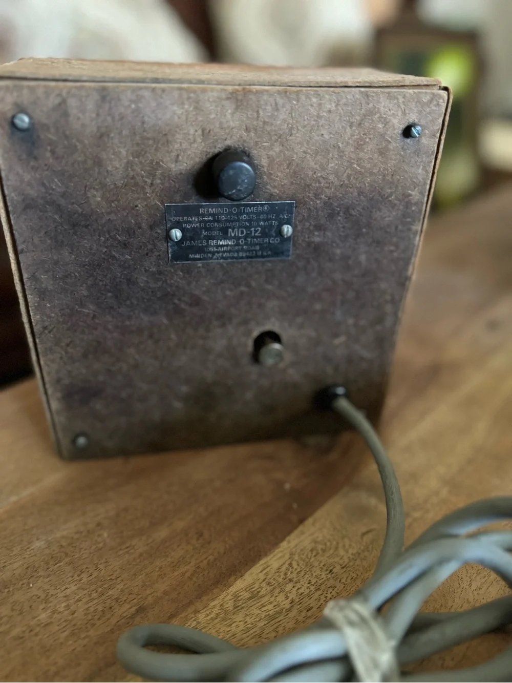 Vintage James Remind-o-Timer Clock Model MD-12